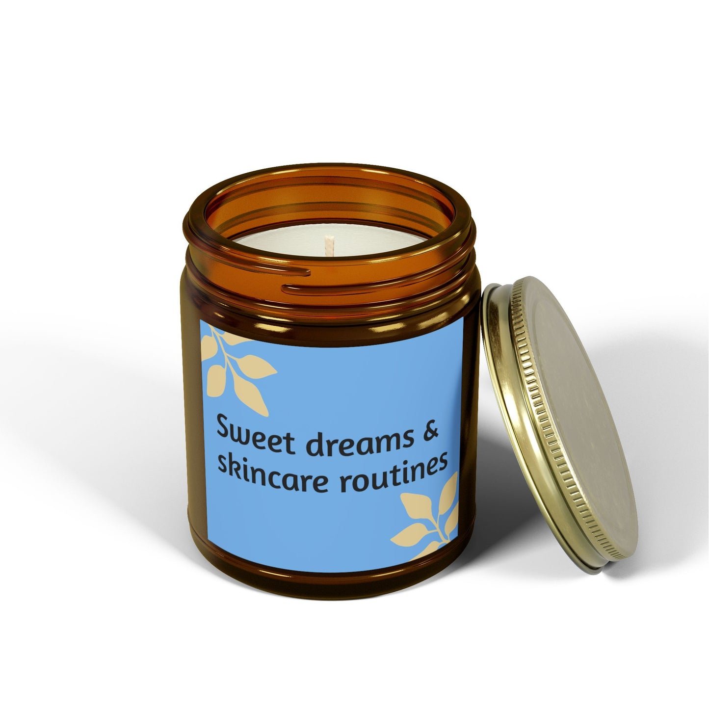 Sweet dreams and skincare routine Candles (4oz, 9oz)