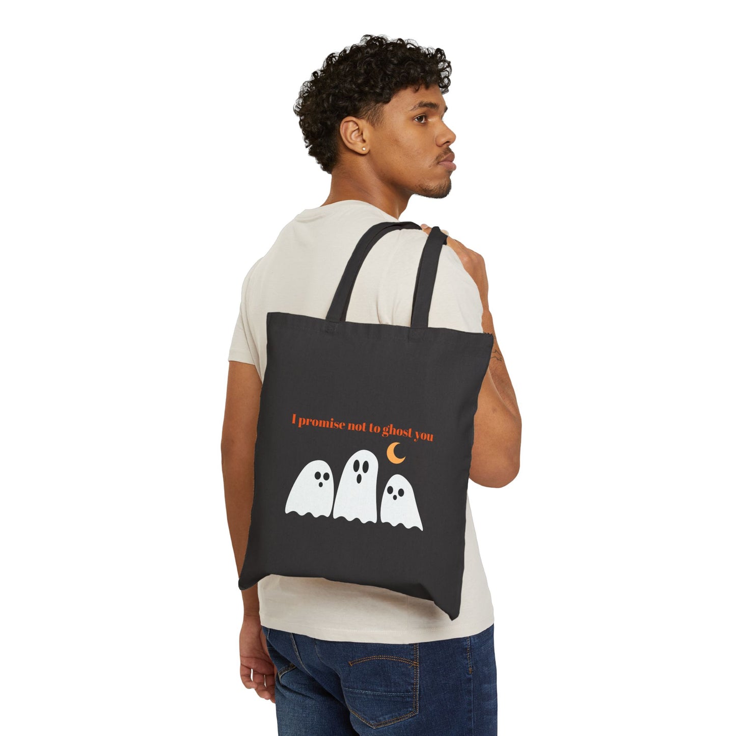 I Promise Not to Ghost You Tote Bag