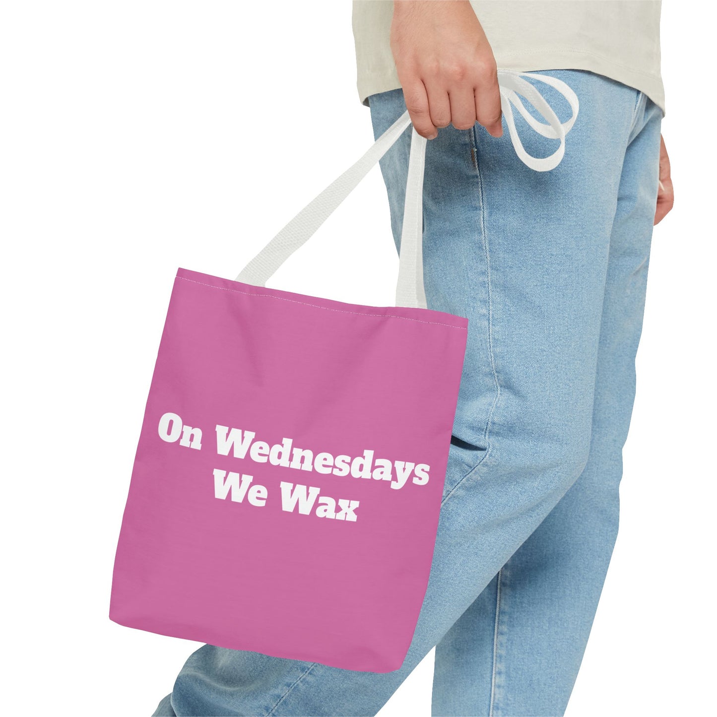 On Wednesdays We Wax Tote Bag