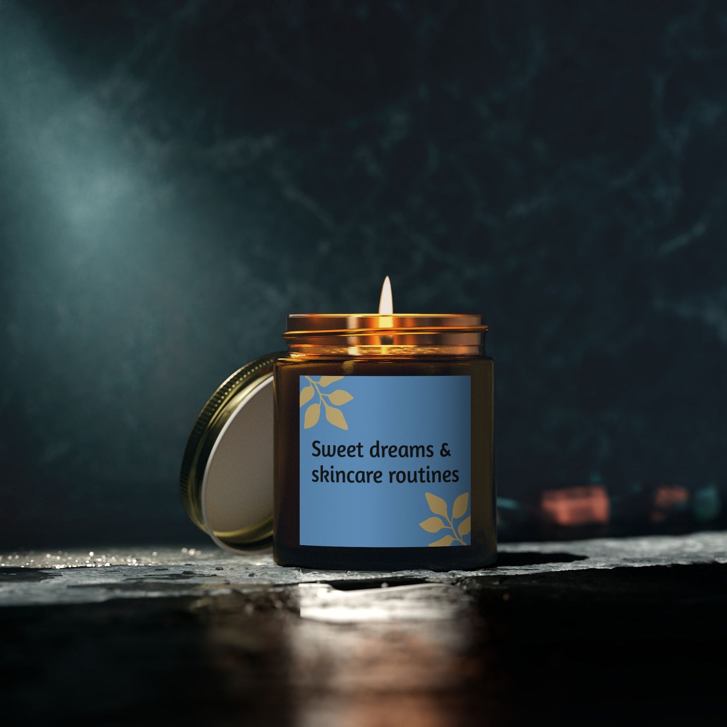 Sweet dreams and skincare routine Candles (4oz, 9oz)