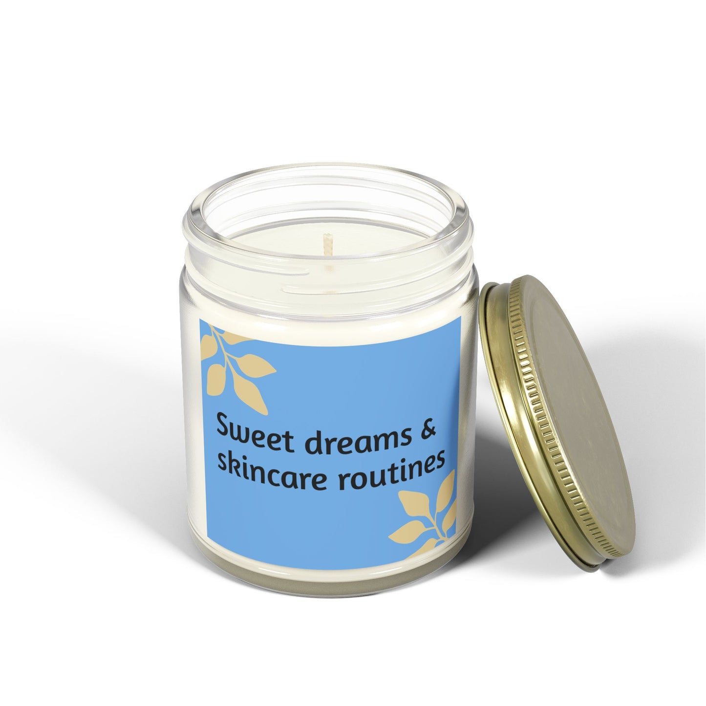 Sweet dreams and skincare routine Candles (4oz, 9oz)