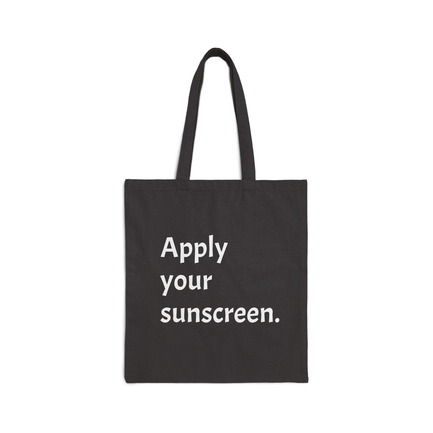 Apply your sunscreen tote bag