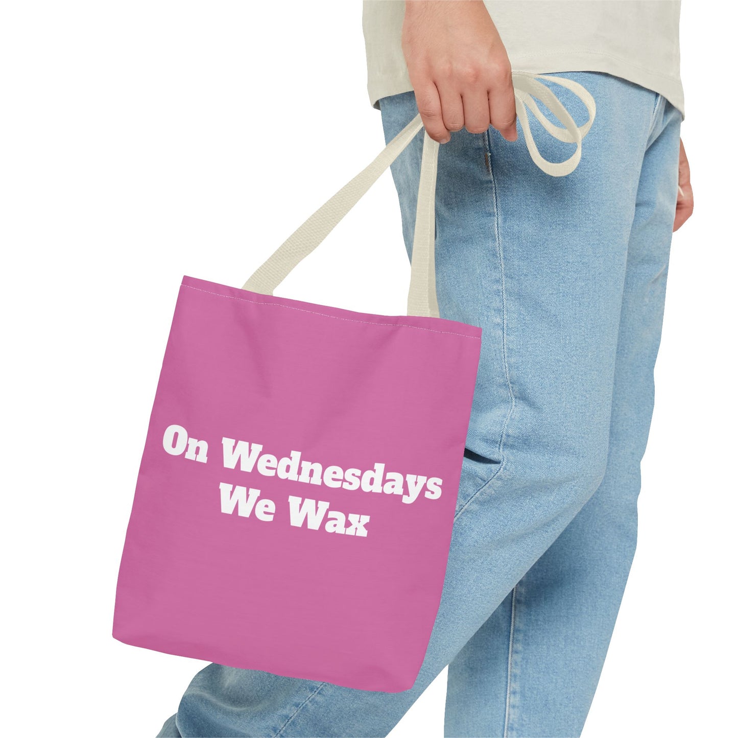 On Wednesdays We Wax Tote Bag