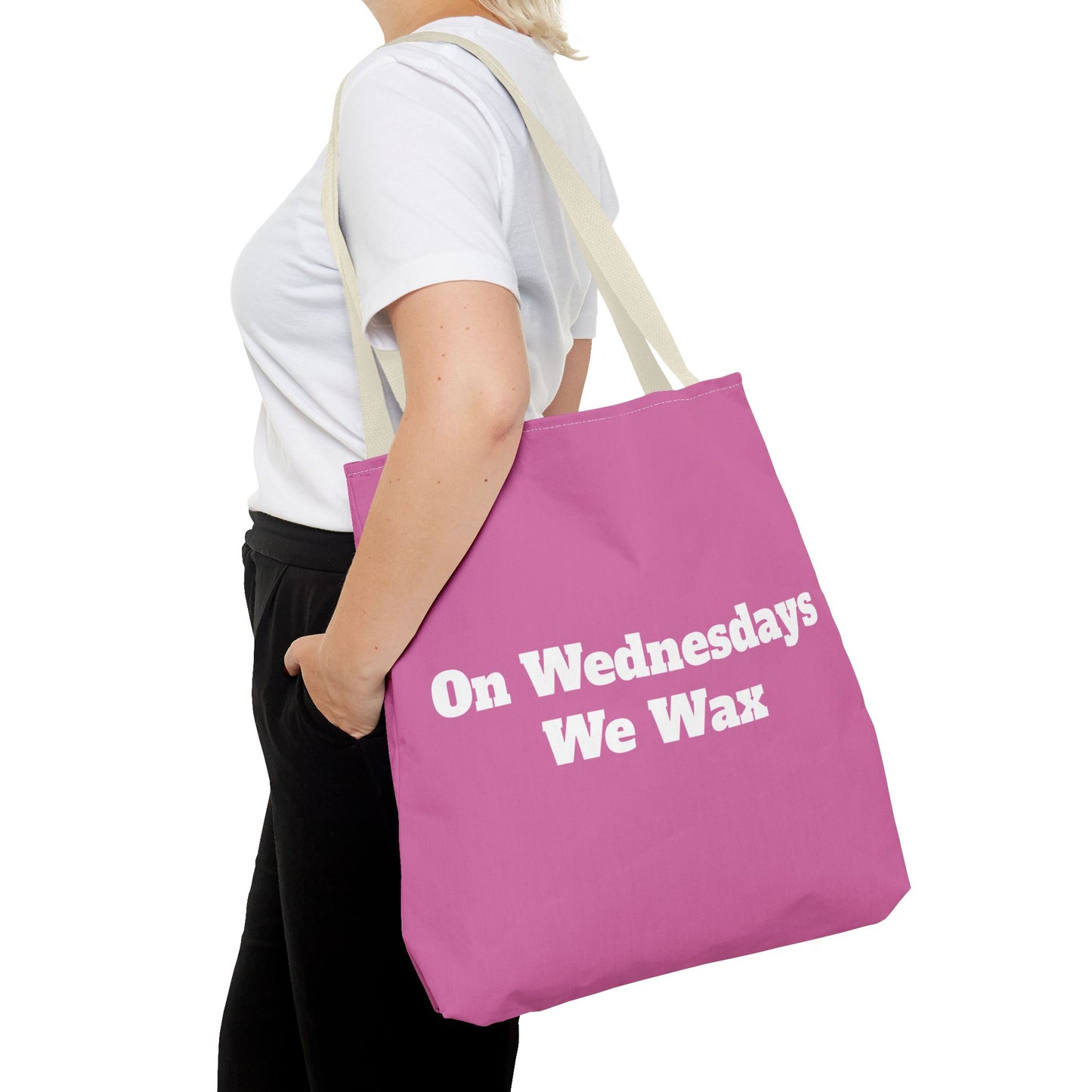 On Wednesdays We Wax Tote Bag