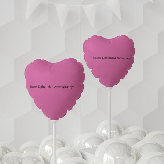 Esthetician Anniversary Balloon (Round and Heart-shaped), 11"