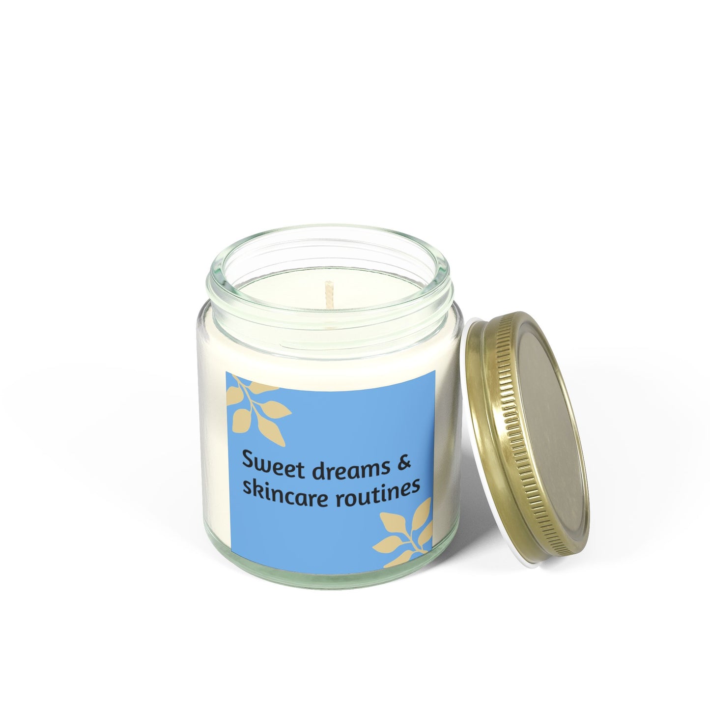 Sweet dreams and skincare routine Candles (4oz, 9oz)